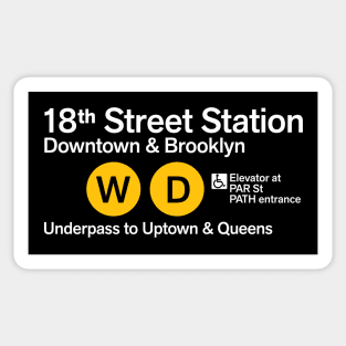 New York Street Subway Sticker